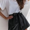 Kobieta, bluzka, t-shirt, biała bluzka, biały, krótki rękaw, gruby materiał, nieprześwitująca, prosty krój