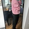 bluza, bluza damska, różowa bluza, różowa bluza damska, bluza oversize, bluza bez kaptura, bluza ze ściągaczem