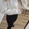 sweter, sweter damski, biały sweter, biały sweter damski, moda damska, sklep online