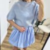 sweter, sweter damski, niebieski sweter, sweter błękitny, odzież damska, sklep online, moda damska