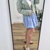 kurtka, krótka kurtka, kurtka damska, damski płaszczyk, miętowa kurtka, moda damska