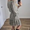 Sukienka, sukienki, sukienka mini, sukienka w kwiaty, sukienka codzienna, codzienne sukienki, wiosenna sukienka, wiosenne sukienki, moda damska, odzież damska